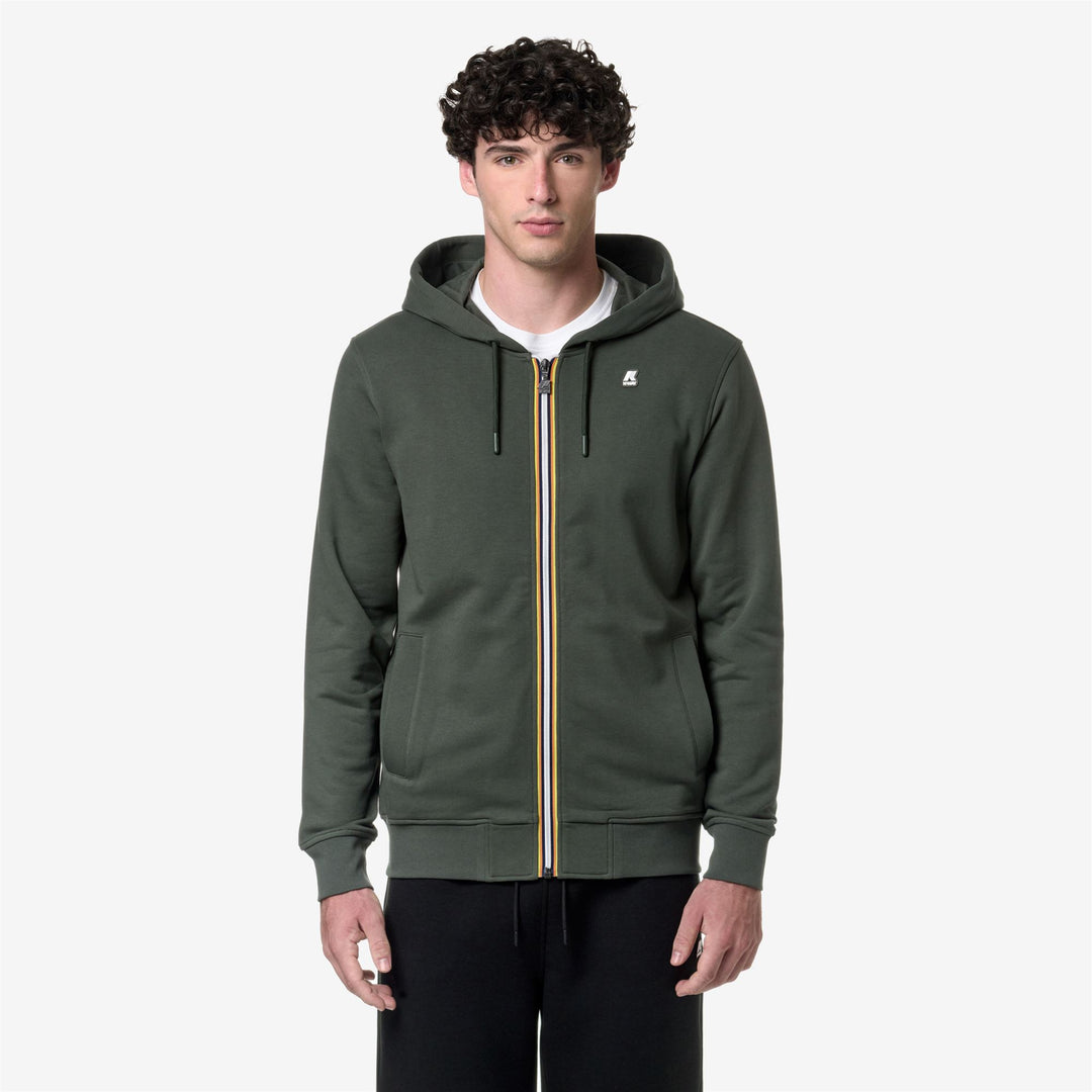 ANTHONY - Polaire - Veste - Homme - GREEN BLACKISH main