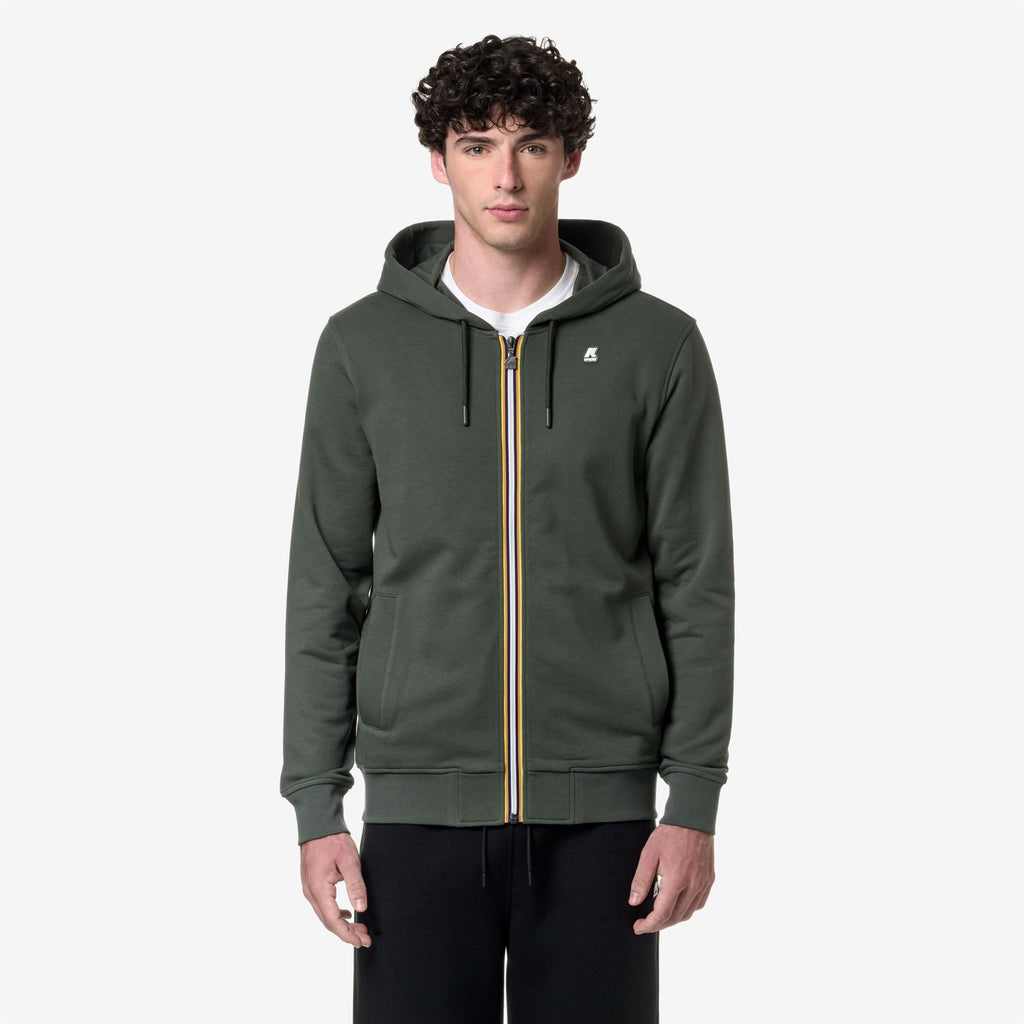 Fleece_MAN_ANTHONY_Jacket_GREEN BLACKISH - Commercial 4