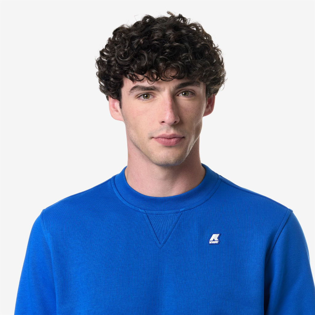 Fleece_Man_BAPTISTE_Jumper_Blue Royal Marine - Commercial 7