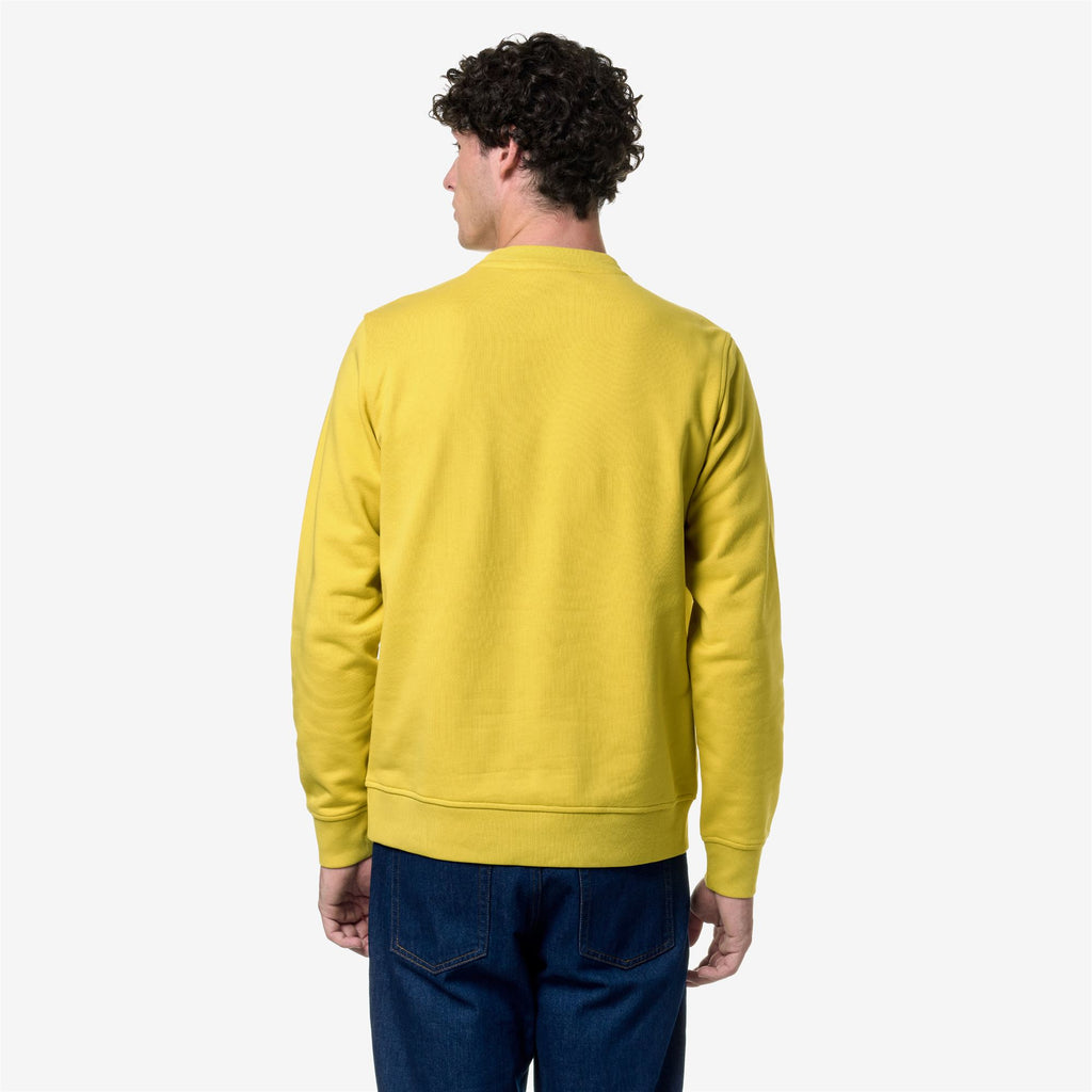 Fleece_Man_BAPTISTE_Jumper_Yellow Zafferano - Commercial 6