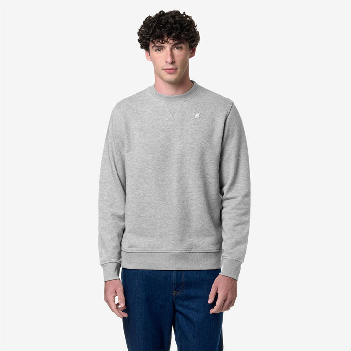 BAPTISTE - Fleece - Jumper - MAN - GREY MEL 3