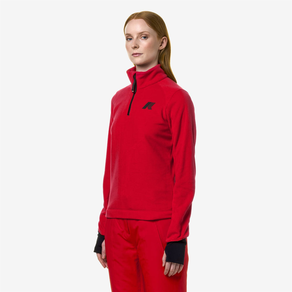 Fleece_Woman_CEILLAC POLAR_Pull Over_Red - Commercial 5