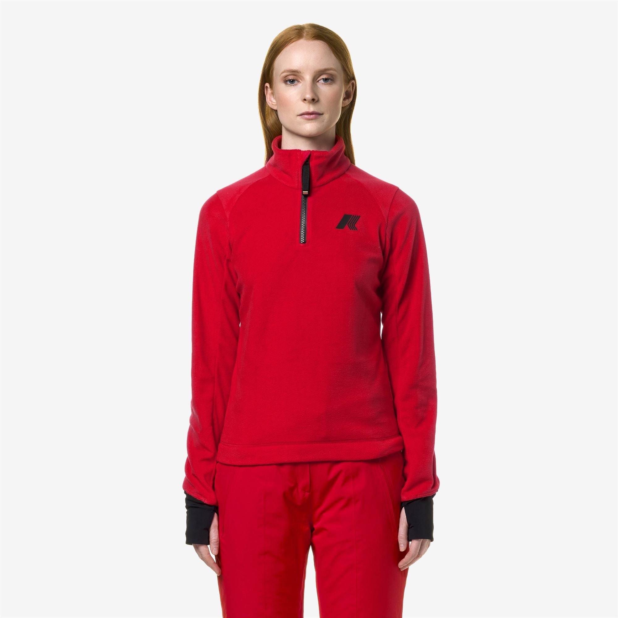 Fleece_Woman_CEILLAC POLAR_Pull Over_Red - Commercial 4
