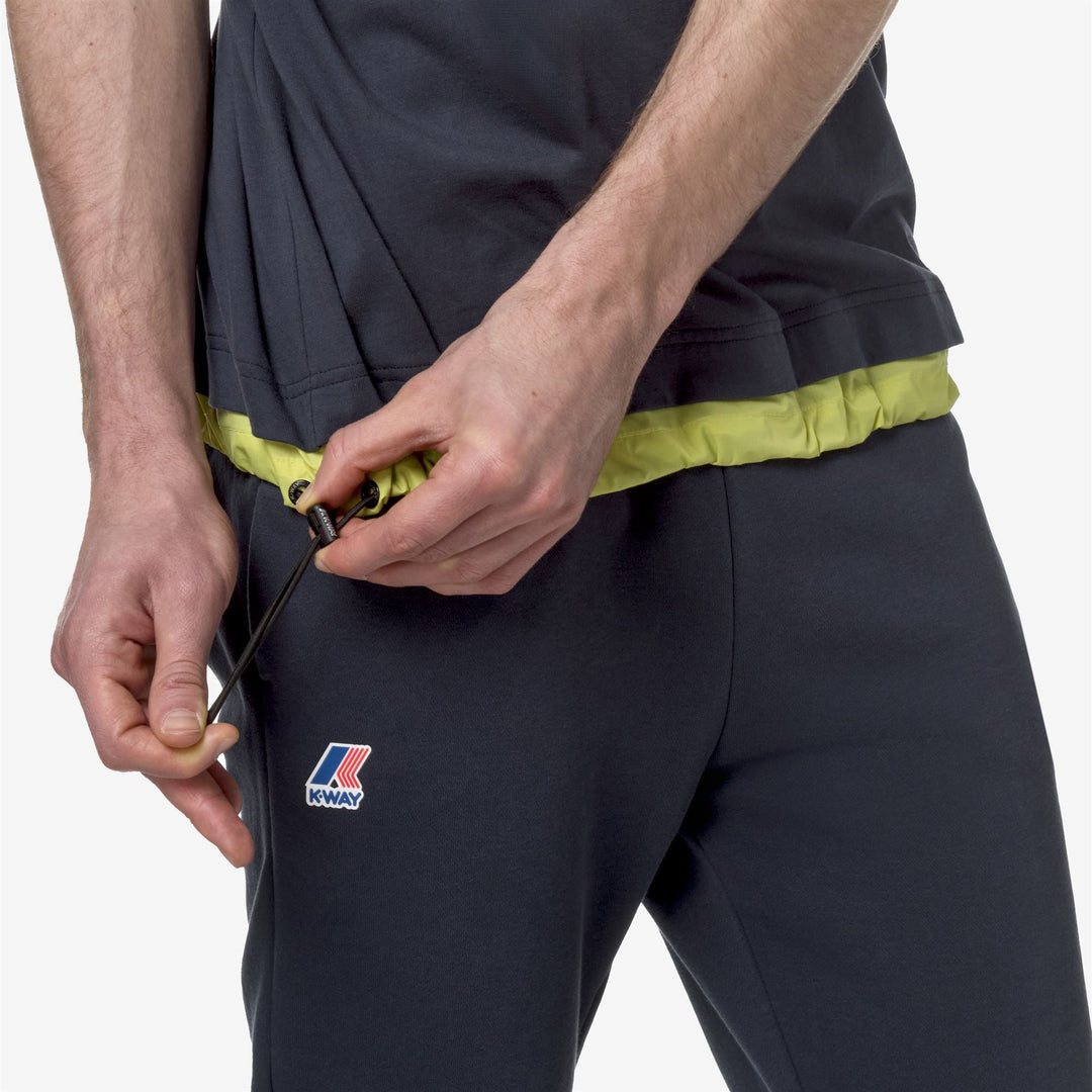 LE VRAI SERILLE NYLON PC - T-ShirtsTop - T-Shirt - UNISEX - BLUE DEPTH-GREEN CELERY main