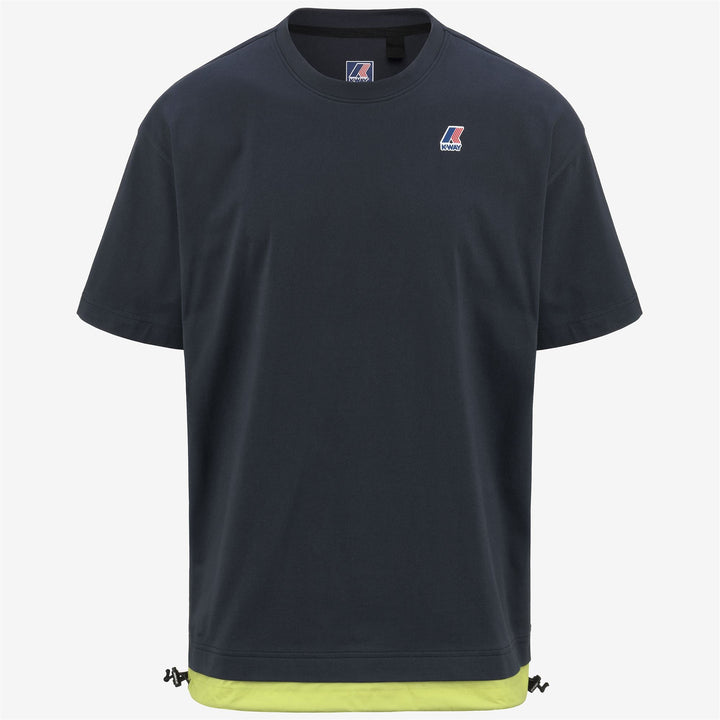 LE VRAI SERILLE NYLON PC - T-ShirtsTop - T-Shirt - UNISEX - BLUE DEPTH-GREEN CELERY 1