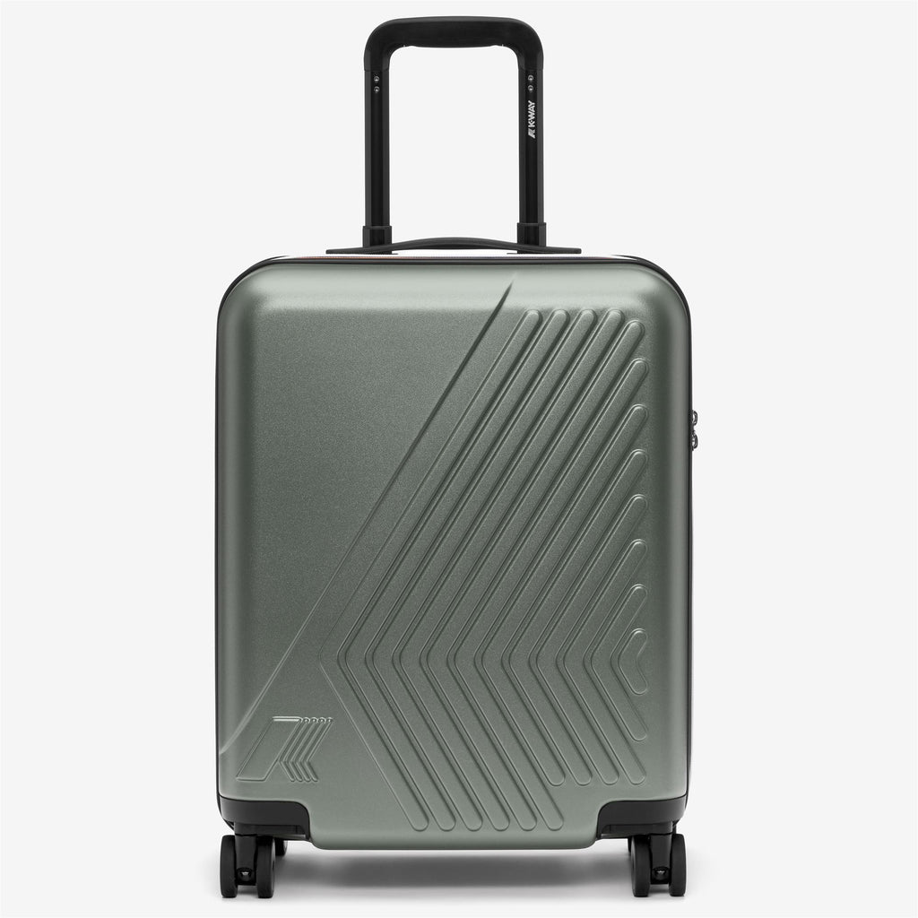 Luggage Bags_Unisex_EUDOXIE LOGO_Trolley_Green Lichen - Commercial 1