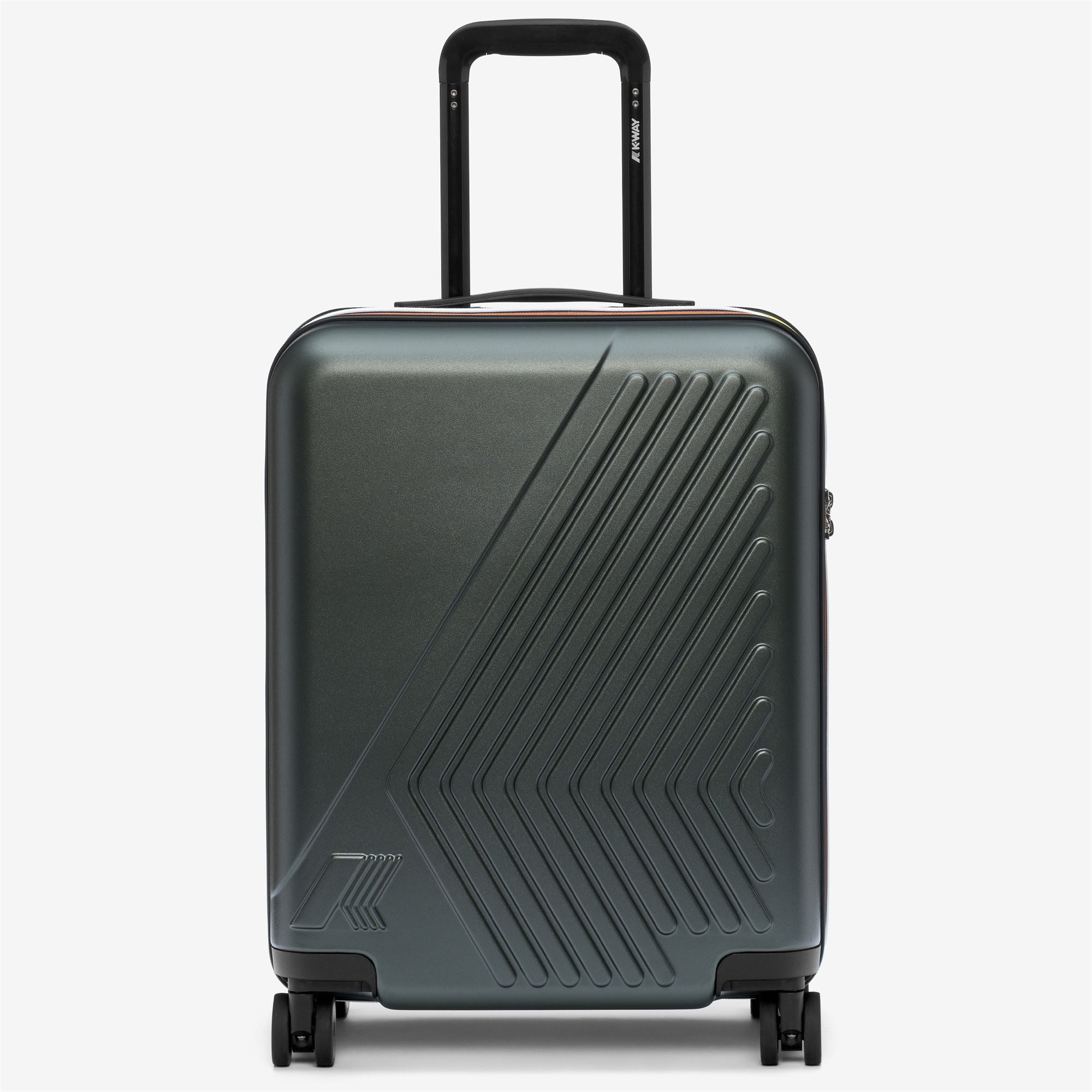 Luggage Bags_Unisex_EUDOXIE LOGO_Trolley_GREEN BLACKISH - Commercial 1