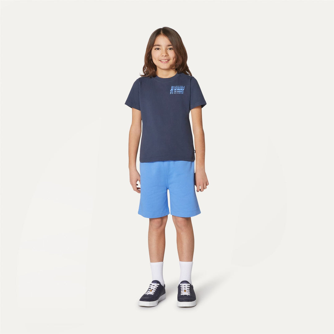 P. ODOM MULTIPLE LOGO - T-ShirtsTop - T-Shirt - BOY - BLUE DEPTH