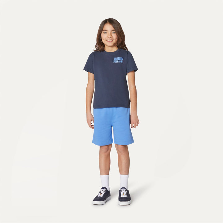 P. ODOM MULTIPLE LOGO - T-ShirtsTop - T-Shirt - BOY - BLUE DEPTH