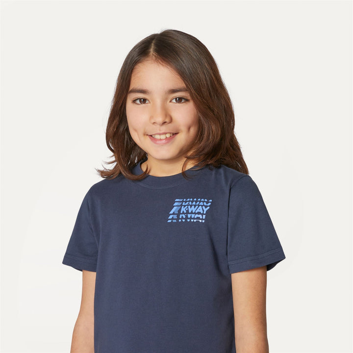 P. ODOM MULTIPLE LOGO - T-ShirtsTop - T-Shirt - BOY - BLUE DEPTH