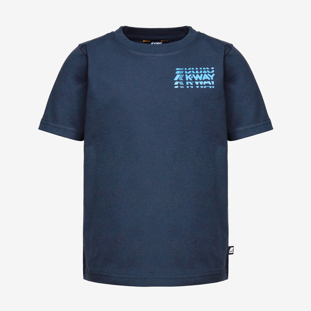 T-Shirts & Top_Boy_P. ODOM MULTIPLE LOGO_T-Shirt_Blue Depth - Commercial 1