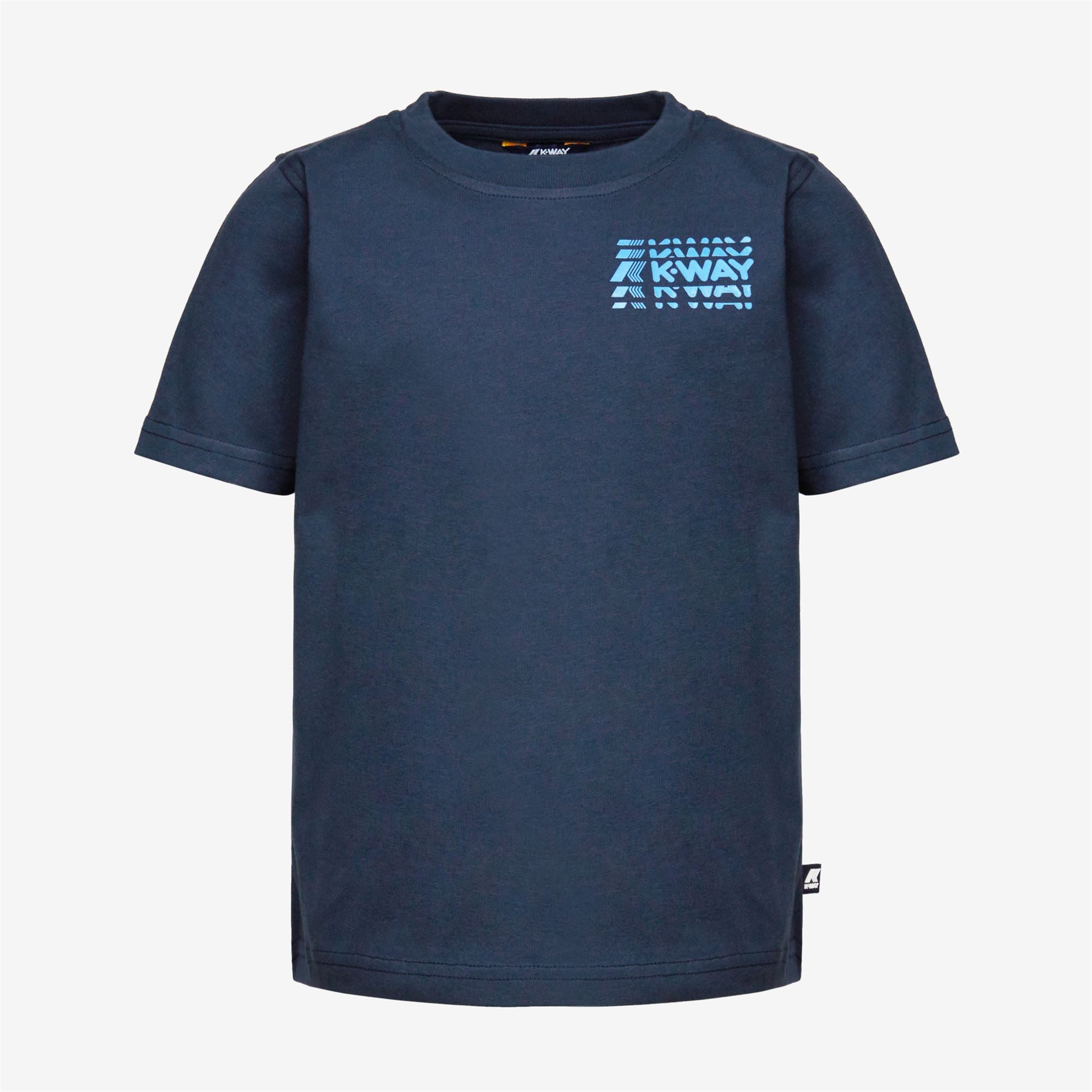 T-Shirts & Top_Boy_P. ODOM MULTIPLE LOGO_T-Shirt_Blue Depth - Commercial 1