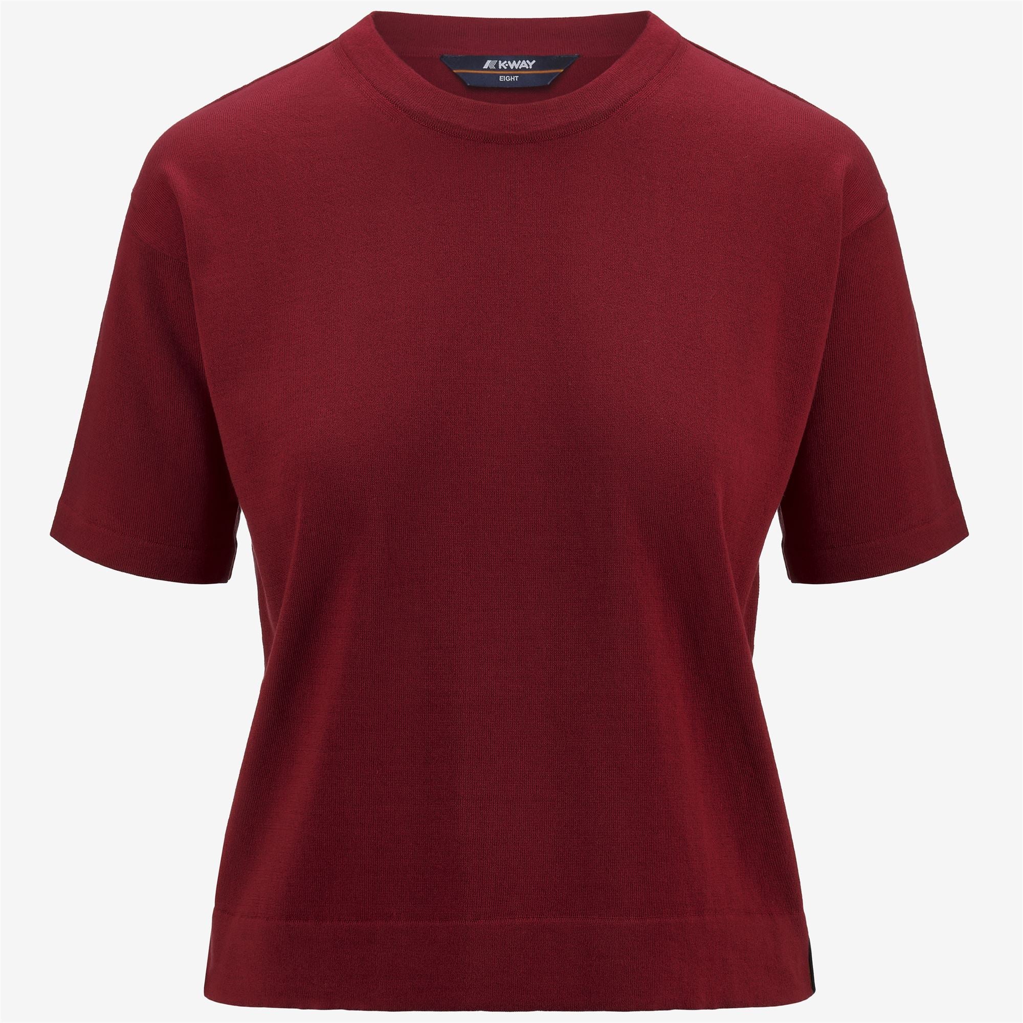 Knitwear_Woman_ESMER_Pull Over_Red Dk - Commercial 1