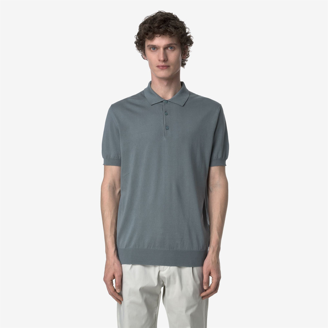 PLEYNE - Knitwear - Polo - MAN - GREY SAGE