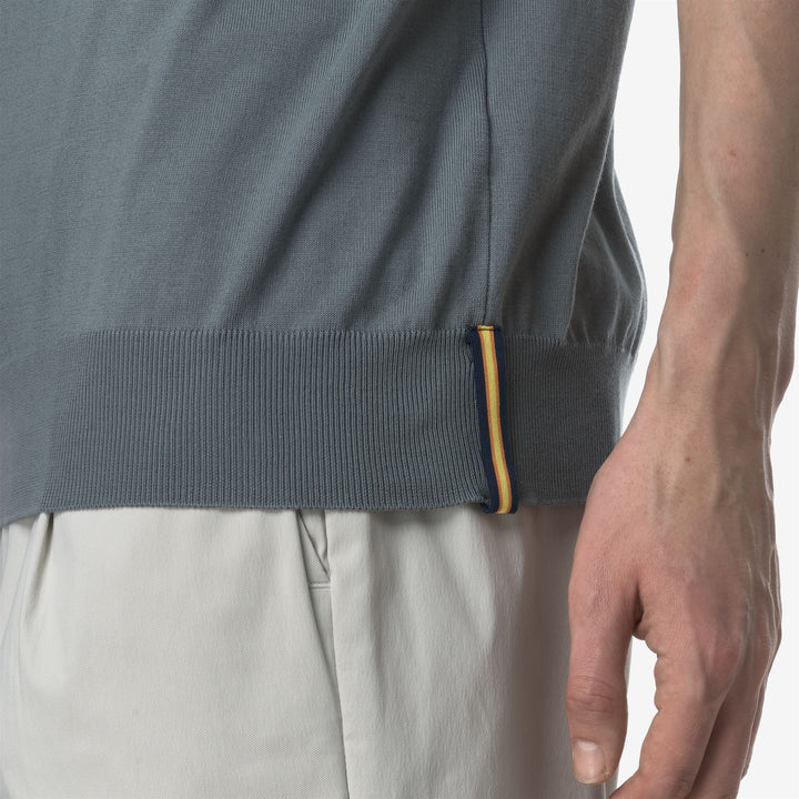 PLEYNE - Knitwear - Polo - MAN - GREY SAGE