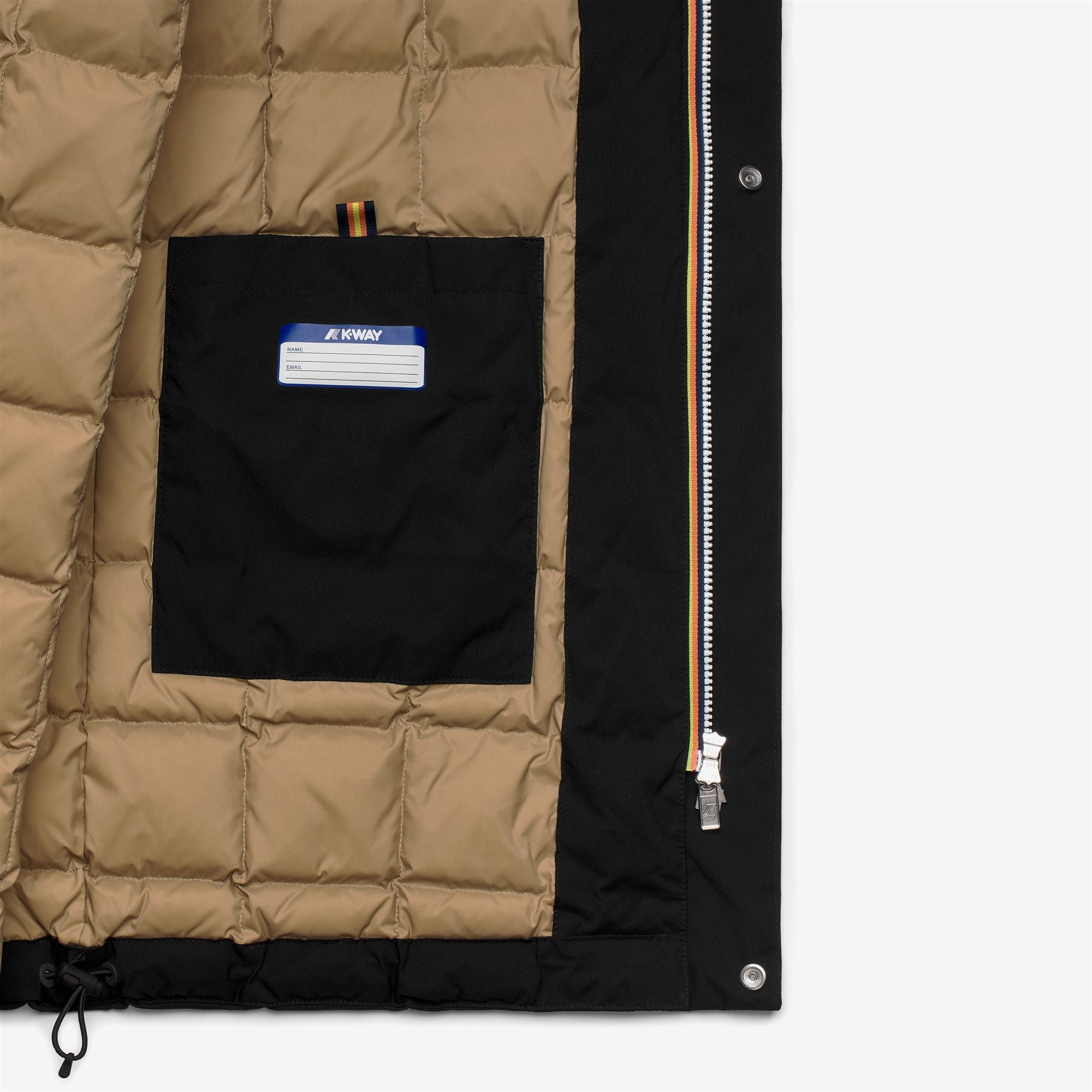 Jackets_Man_JARNO ST THERMO_3/4 Length_Black Pure - Beige Khaki - Commercial 2