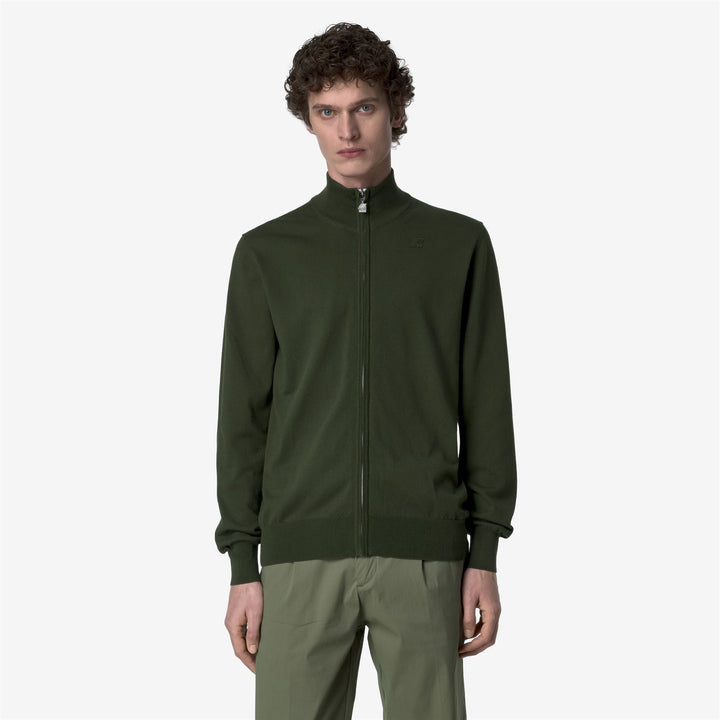 FINNY COTTON PS - Knitwear - Pull  Over - MAN - GREEN AFRICA