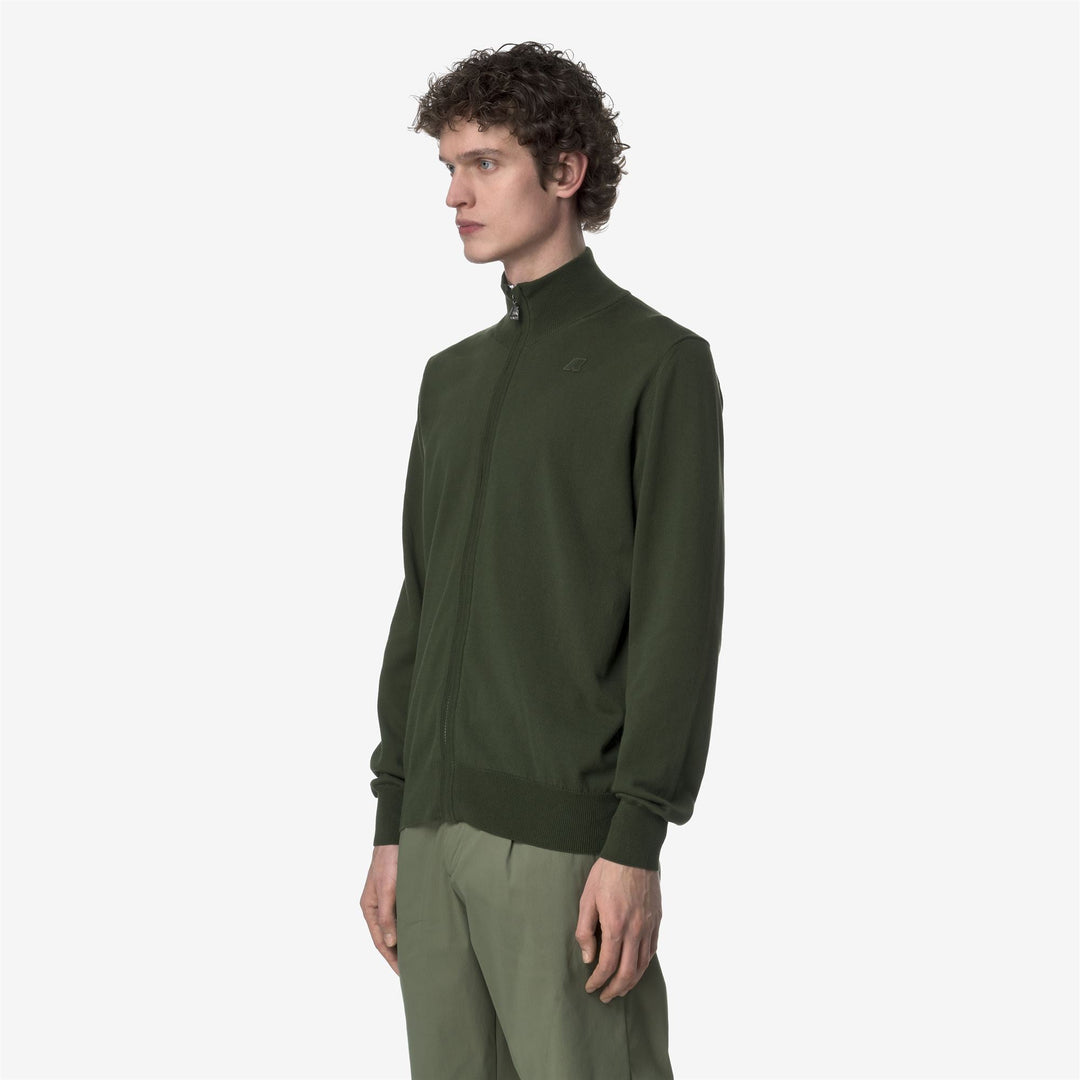 FINNY COTTON PS - Knitwear - Pull  Over - MAN - GREEN AFRICA
