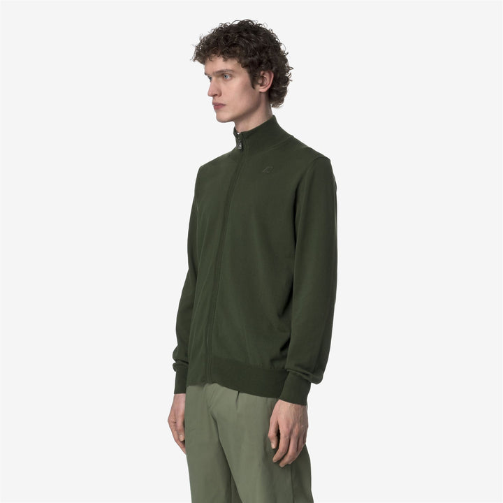 FINNY COTTON PS - Knitwear - Pull  Over - MAN - GREEN AFRICA