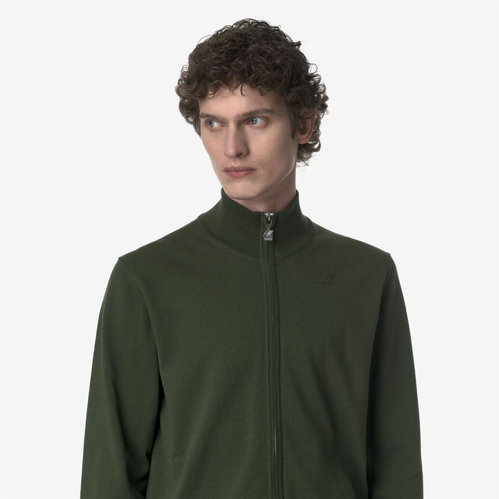 FINNY COTTON PS - Knitwear - Pull  Over - MAN - GREEN AFRICA
