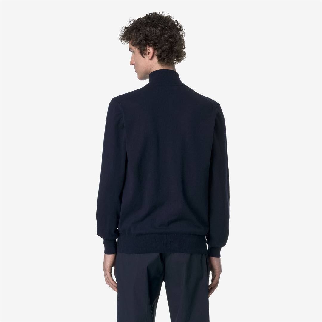 FINNY COTTON PS - Knitwear - Pull  Over - MAN - BLUE DEPTH