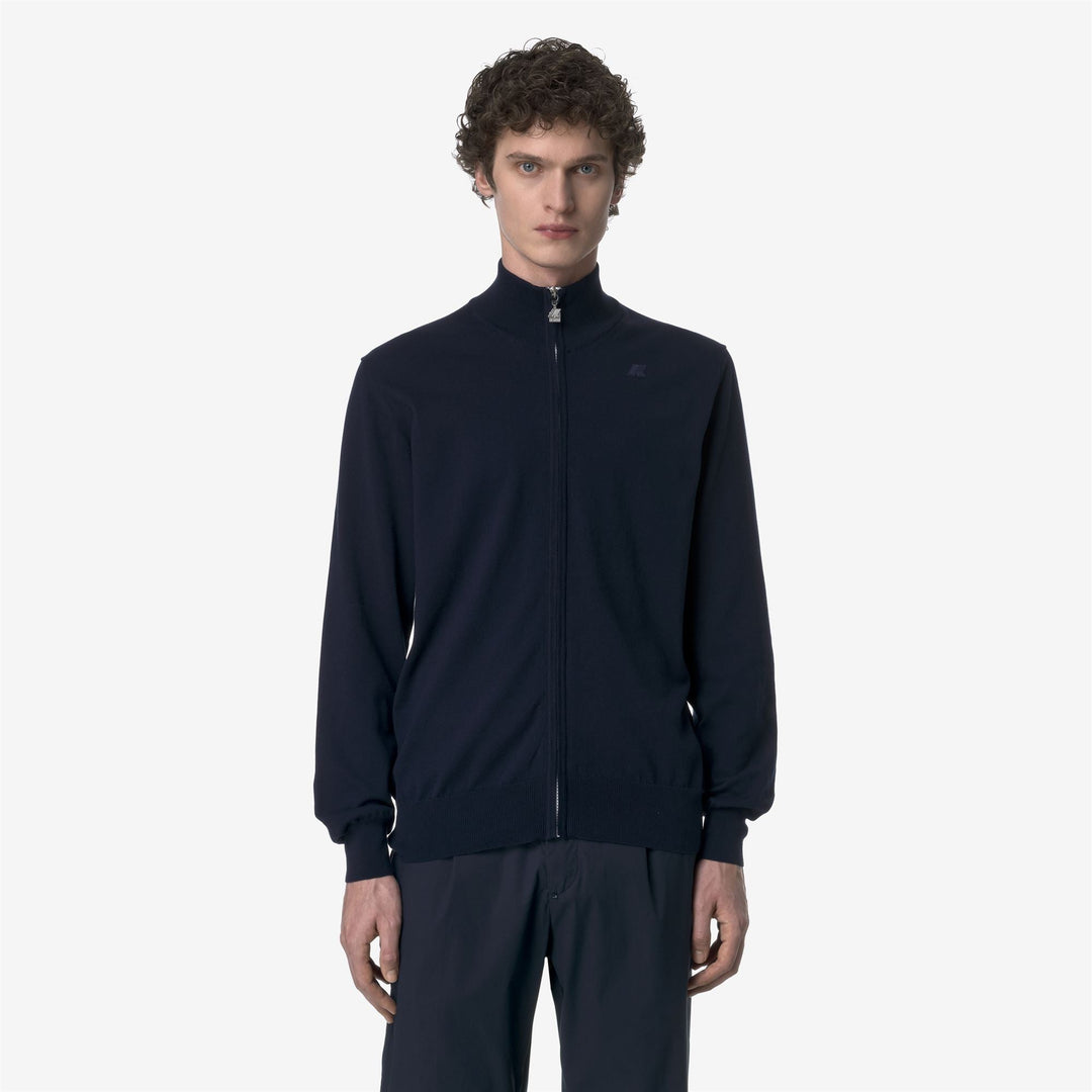 FINNY COTTON PS - Knitwear - Pull  Over - MAN - BLUE DEPTH