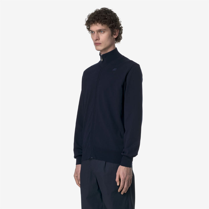 FINNY COTTON PS - Knitwear - Pull  Over - MAN - BLUE DEPTH