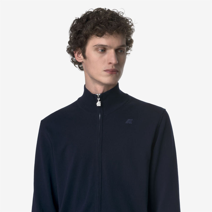 FINNY COTTON PS - Knitwear - Pull  Over - MAN - BLUE DEPTH