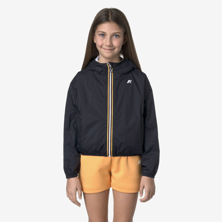 P. LAURETTE PLUS.2 REVERSIBLE - Jackets - Short - GIRL - BLUE DEPTH-WHITE