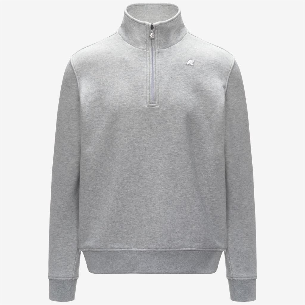 Fleece_MAN_FINNICK HEAVY FLEECE_Pull Over_GREY MEL - Commercial 1