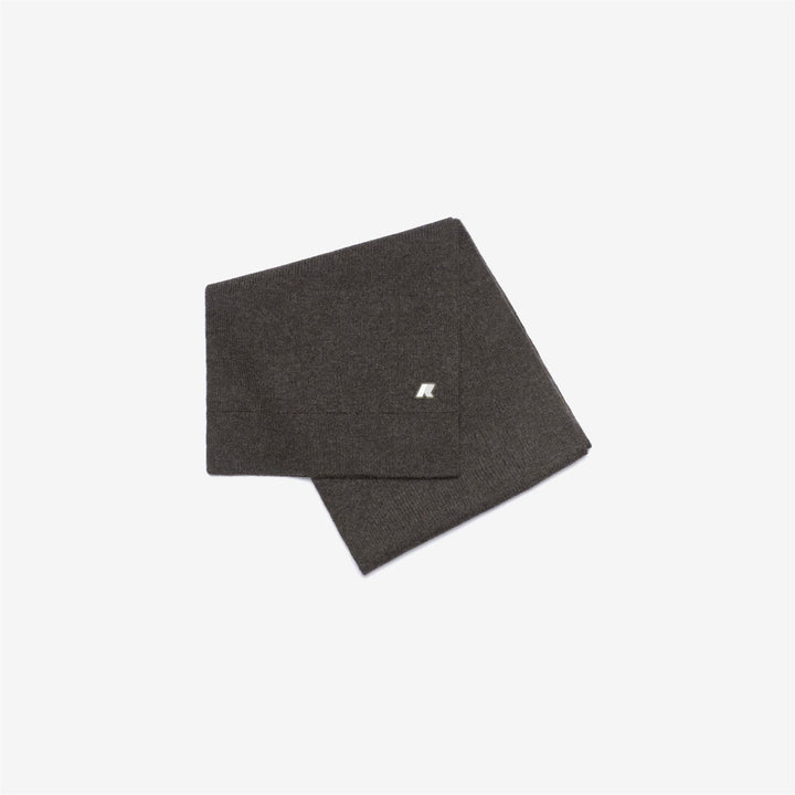 ETIENNE CARDIGAN STITCH WOOL - Scarves - SCARF - UNISEX - Black Olive Mel 1