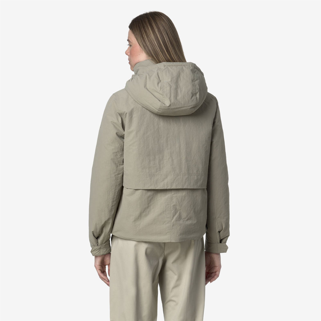 Jackets_WOMAN_KALI WARM COTTON NYLON_Short_Green Oak - Commercial 6