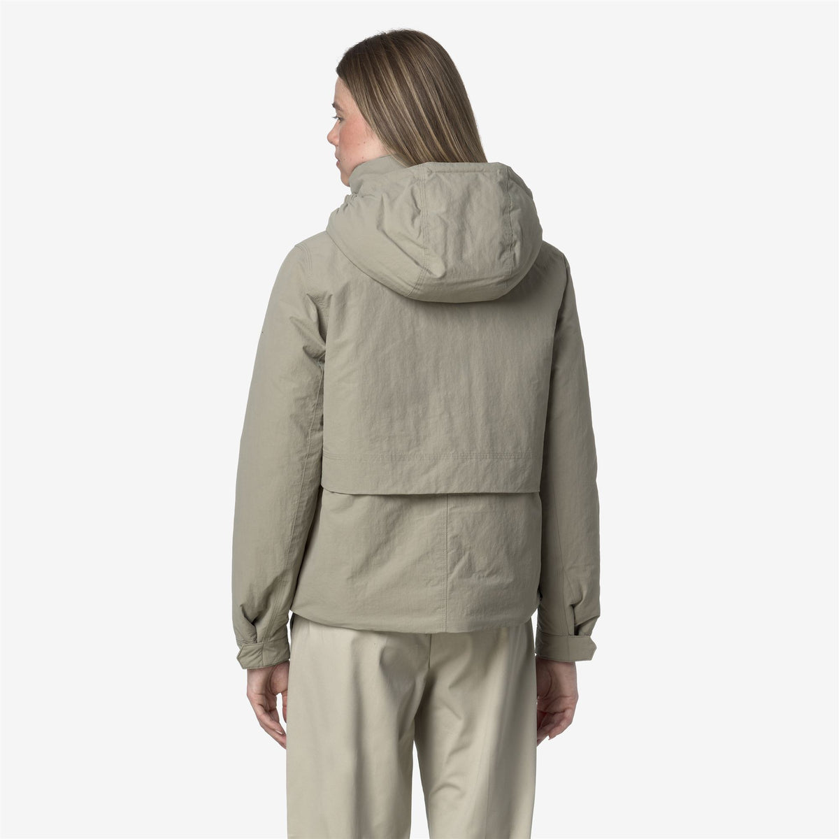 Jackets_WOMAN_KALI WARM COTTON NYLON_Short_Green Oak - Commercial 6