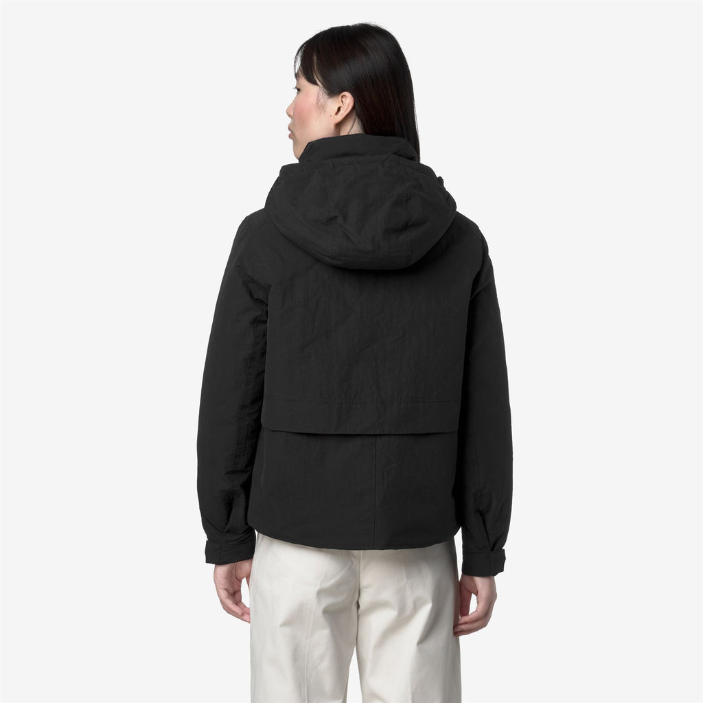 Jackets_WOMAN_KALI WARM COTTON NYLON_Short_Black Pure - Black Pure - Commercial 6