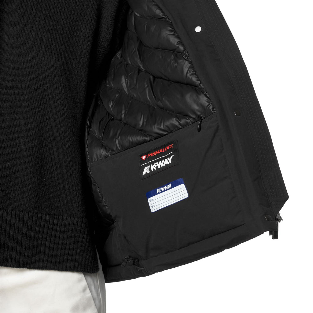 Jackets_WOMAN_KALI WARM COTTON NYLON_Short_Black Pure - Black Pure - Commercial 7