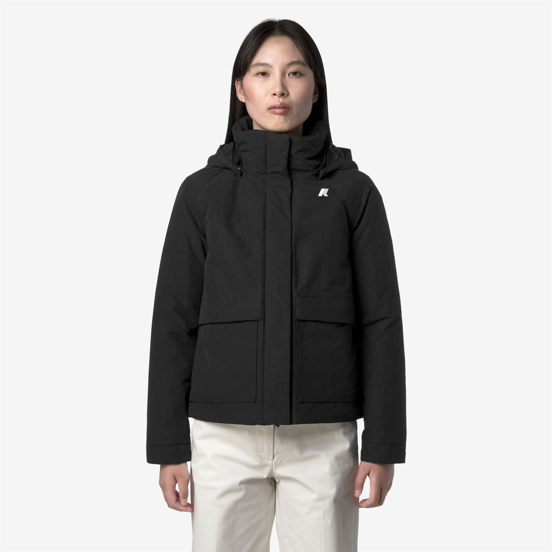 KALI WARM COTTON NYLON - Jackets - Short - WOMAN - Black Pure