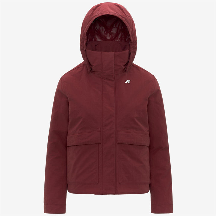KALI WARM COTTON NYLON - Jackets - Short - WOMAN - Red Syrah