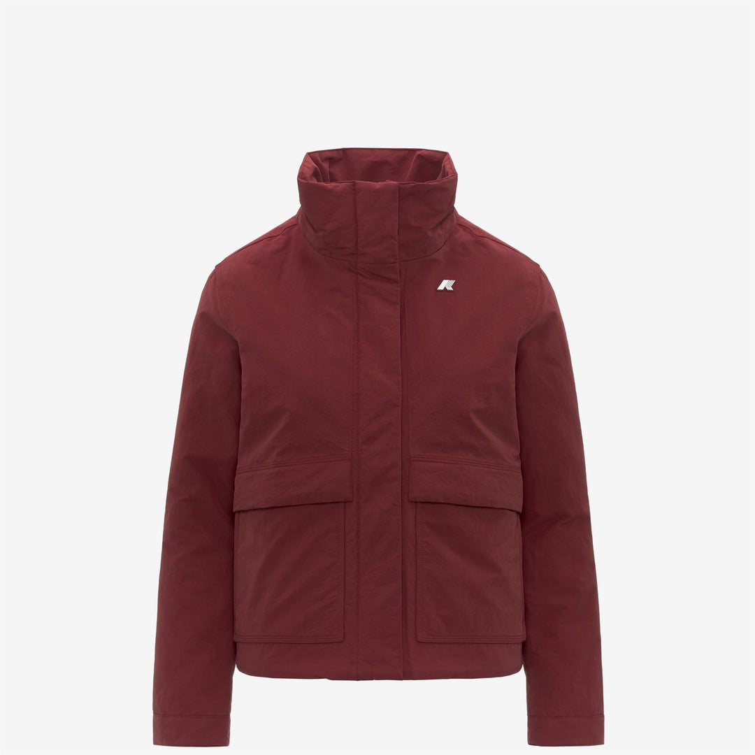 KALI WARM COTTON NYLON - Jackets - Short - WOMAN - Red Syrah