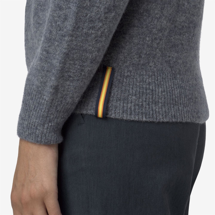 CLARISSE WOOL STRETCH - Knitwear - Pull  Over - WOMAN - Blue Wild Mix