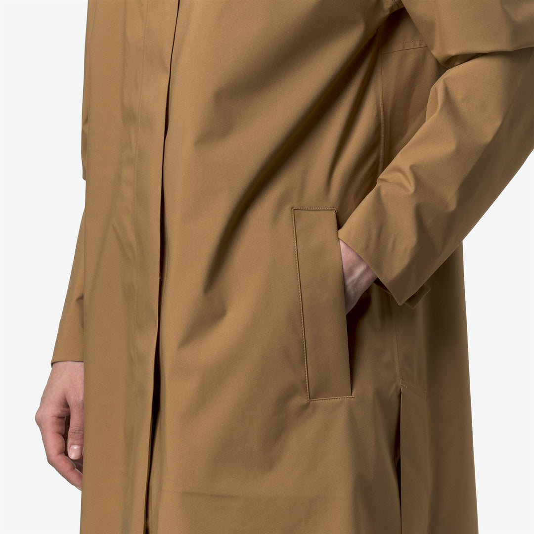 TIGRIT STRETCH 2L - Vestes - Long - Femme - Brown Bistre main