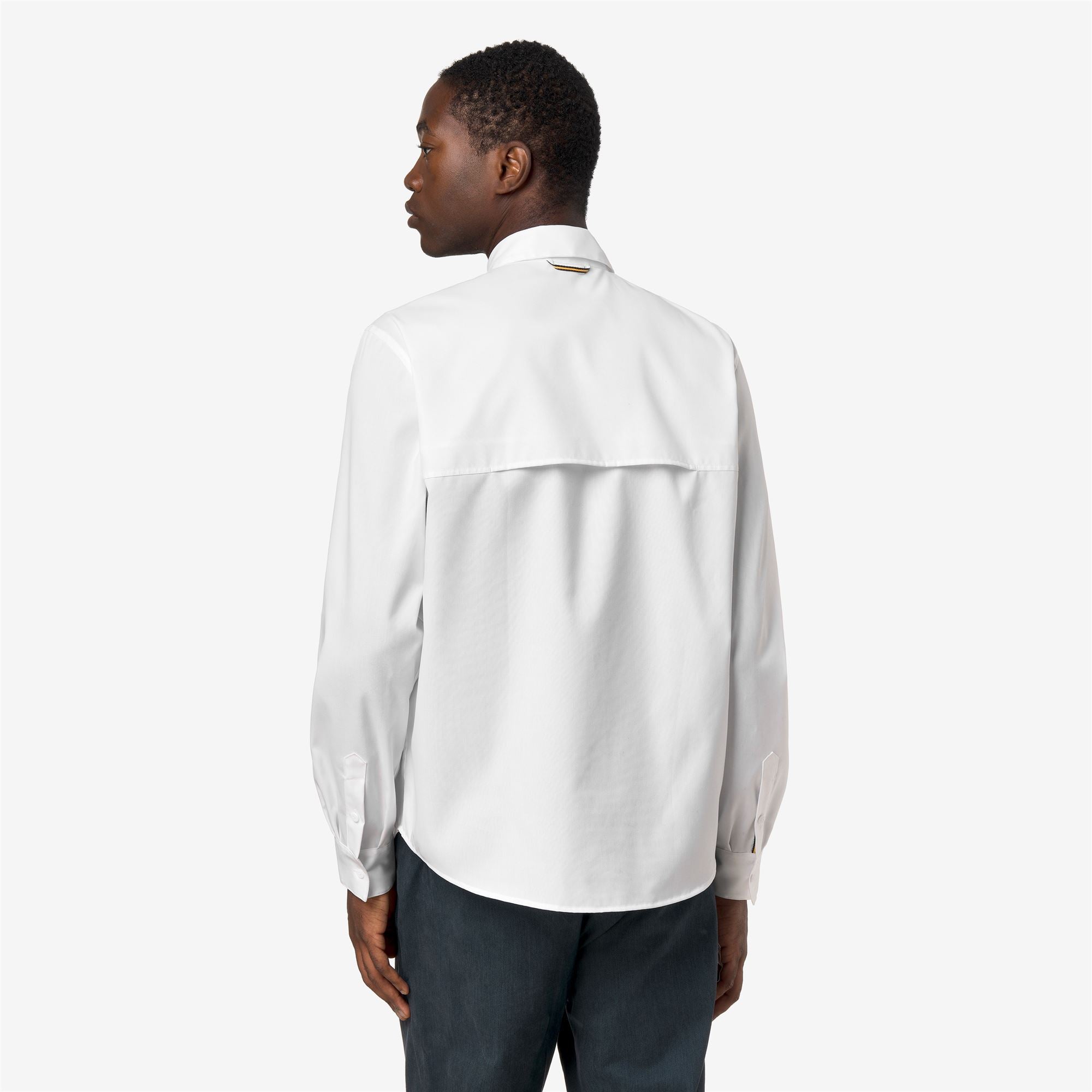 Shirts_Man_DAMIR OXFORD NON IRON_Shirt_White - White - Commercial 6