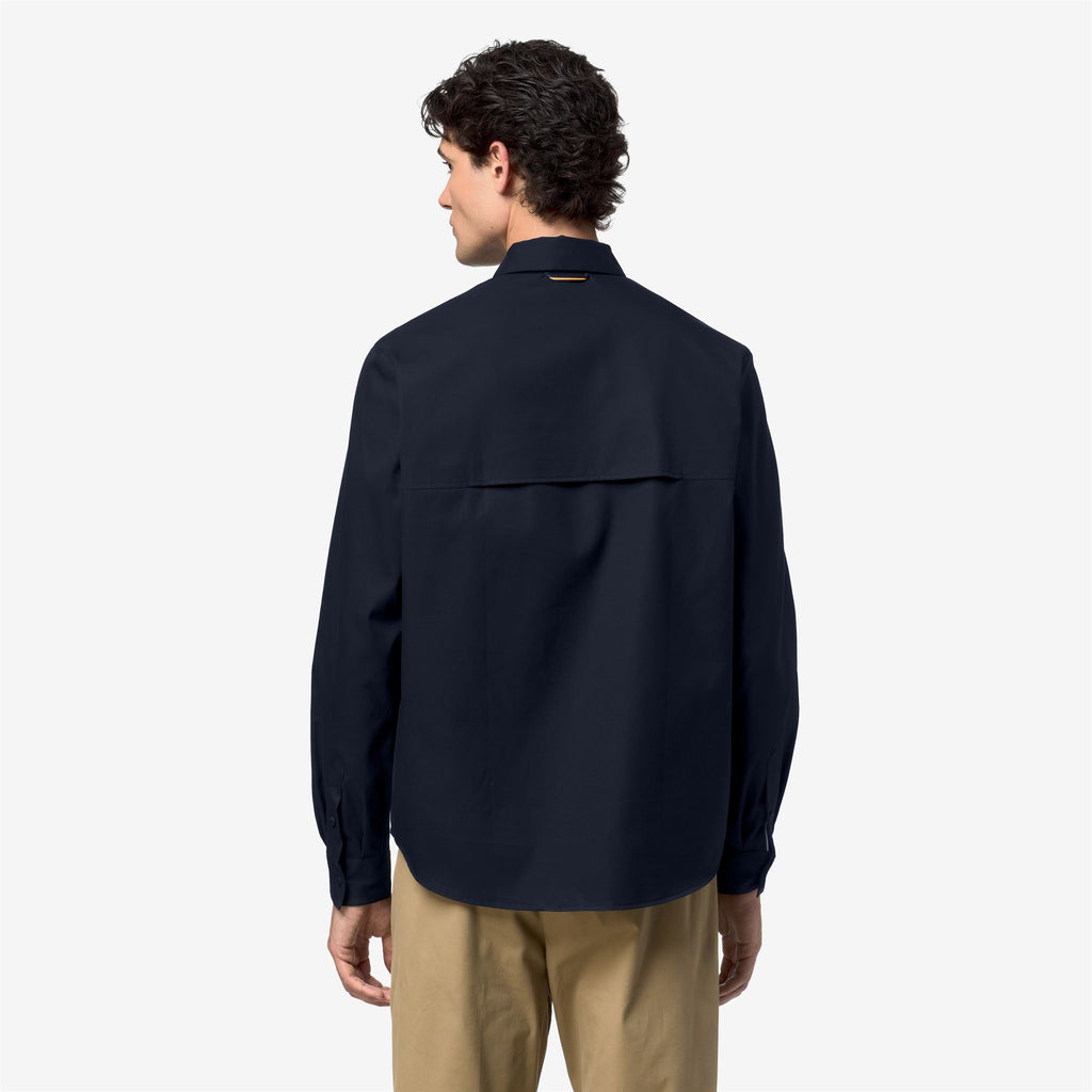 Shirts_Man_DAMIR OXFORD NON IRON_Shirt_Blue Depth - Commercial 6