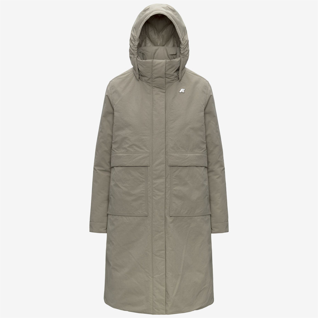 KALISHA WARM COTTON NYLON - Jackets - Long - WOMAN - Green Oak