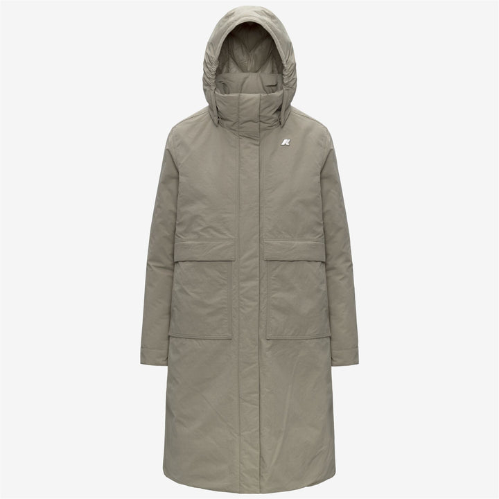 KALISHA WARM COTTON NYLON - Jackets - Long - WOMAN - Green Oak
