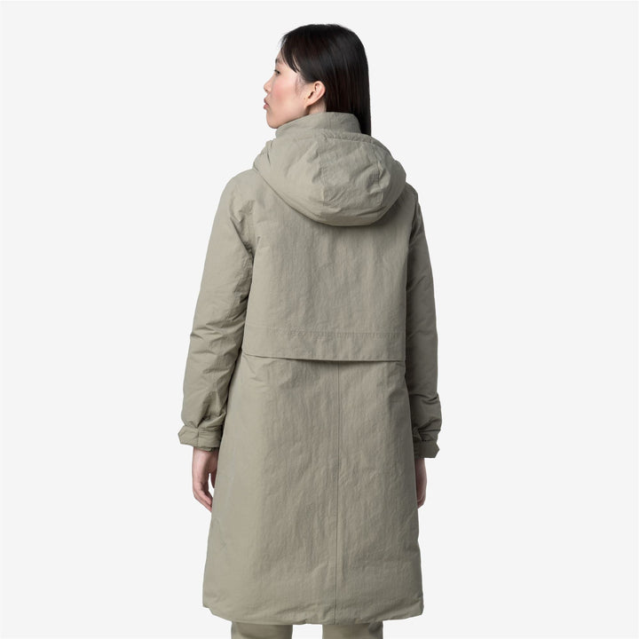 KALISHA WARM COTTON NYLON - Jackets - Long - WOMAN - Green Oak 5