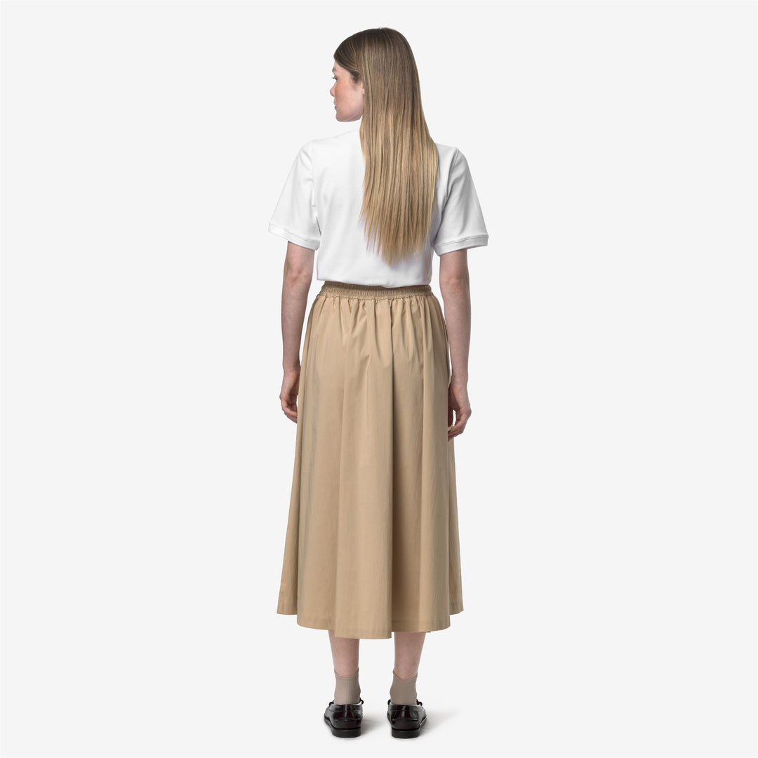 MOSELLA LIGHT POPLIN TECH - Skirts - Long - WOMAN - BEIGE ROPE