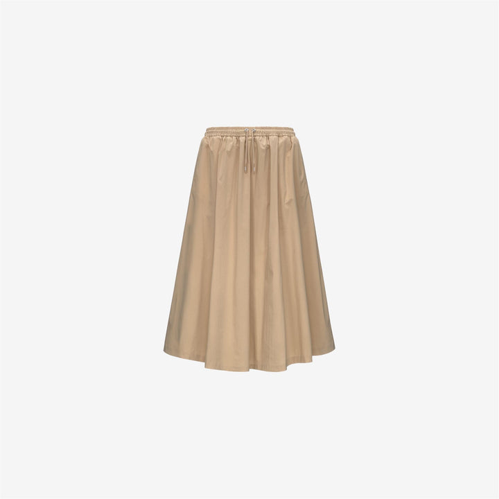 MOSELLA LIGHT POPLIN TECH - Skirts - Long - WOMAN - BEIGE ROPE