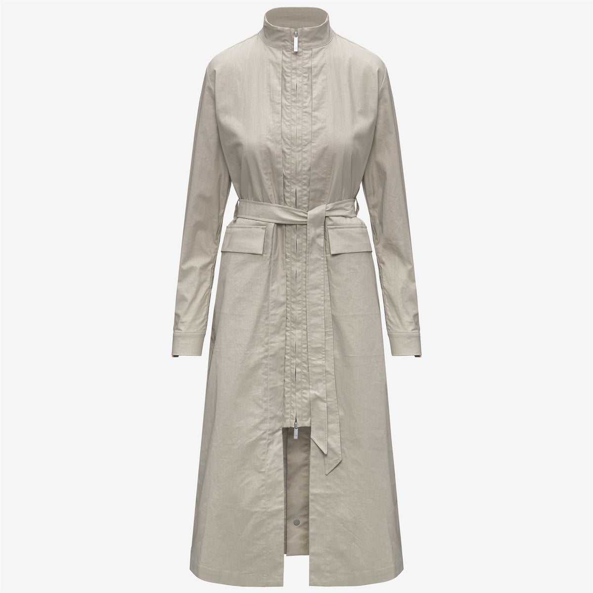 Jackets_Woman_HORIEN NATURAL BLEND_Long_BEIGE LT COMBO - BEIGE LT - Commercial 1