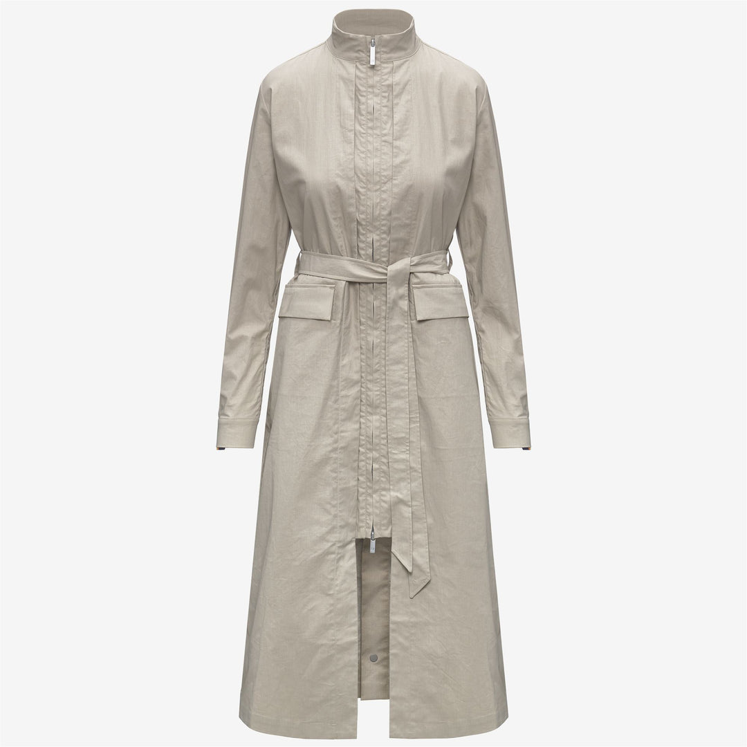 HORIEN NATURAL BLEND - Vestes - Long - Femme - BEIGE LT COMBO-BEIGE LT 01