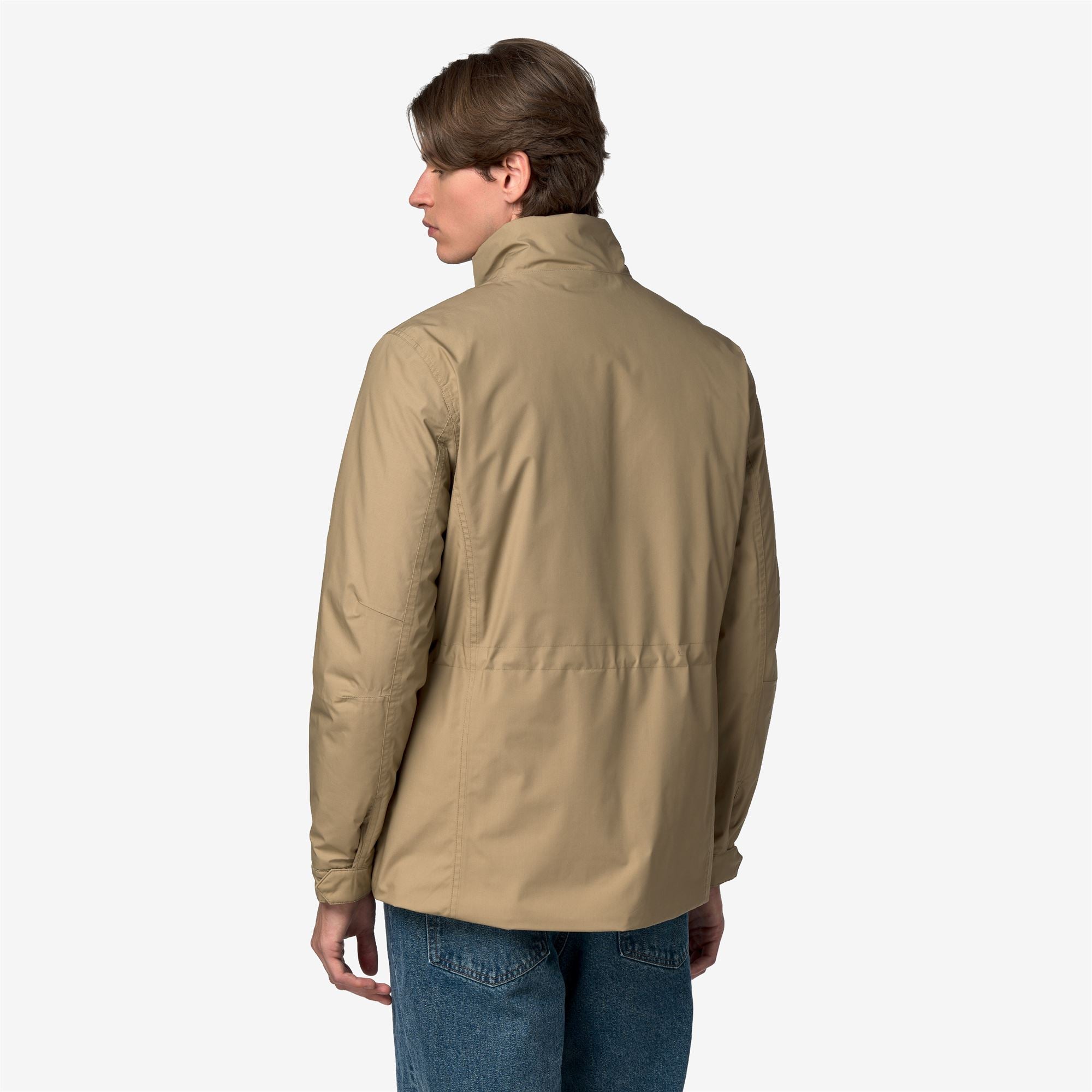 Jackets_Man_MANUENE WARM MICRO CANVAS_Mid_Beige Khaki - Commercial 6